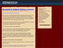 Tablet Screenshot of mrhittingcoach.com